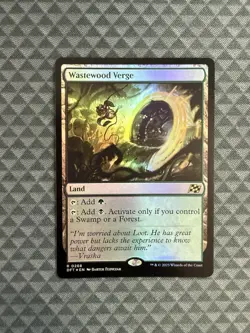 MTG Wastewood Verge #0268 Foil Rare Aetherdrift (DFT) - Image 1