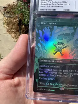 MTG Bear Umbra RAINBOW FOIL Secret Lair Drop 1723 CGC 10 Low Pop 🔥 Luke Pearson - Image 3