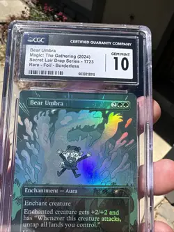 MTG Bear Umbra RAINBOW FOIL Secret Lair Drop 1723 CGC 10 Low Pop 🔥 Luke Pearson - Image 4