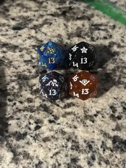 Lot of 4 - Magic the Gathering Spindown D20 Bundle - Image 1