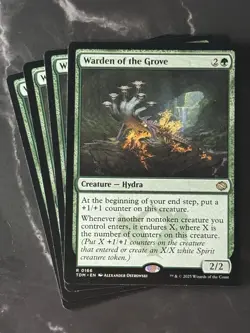 4x Warden of the Grove #0166 R [Tarkir: Dragonstorm] NF LP/NM - Image 1