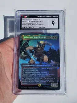 MTG CGC 9 Wolverine, Best There Is (Rainbow Foil) M 1737 Marvel Secret Lair Drop - Image 1