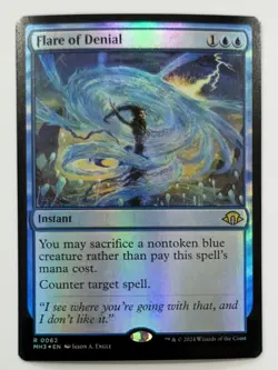MTG Foil Flare of Denial #0062 NM Modern Horizons 3 MH3 Magic the Gathering - Image 1