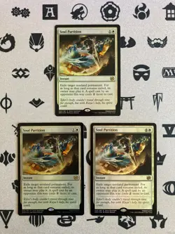 3x Soul Partition - FOIL *The Brother's War* RARE *NEAR MINT* 2022 *MAGIC* MTG* - Image 1