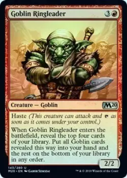Goblin Ringleader (143/280) - M20 Magic 2020 Core Set - Uncommon (Foil) - Image 1