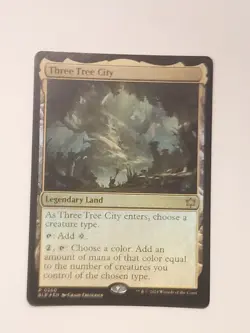 x1 Magic the Gathering: Three Tree City Bloomburrow (BLB) Rare #260 Foil - Image 1