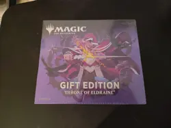 Magic The Gathering THRONE OF ELDRAINE GIFT EDITION BUNDLE BOX SEALED 630509897247 - Image 1