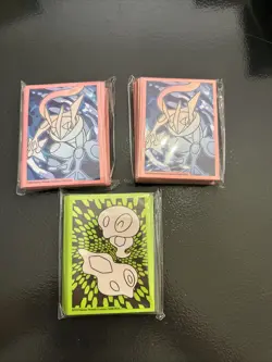 2026 Pokemon TCG Chaos Rising ETB Card Sleeves (New) Lot of 3 (1) Perfect Order - Image 1