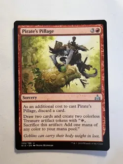 Pirate's Pillage - MTG Rivals of Ixalan - NM Uncommon Sorcery - Image 1
