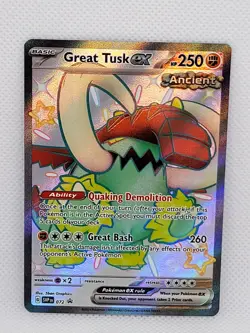 Great Tusk ex 072 Sv: Scarlet & Violet Promo Cards Holo - Image 1