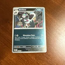Grafaiai 092/132 Mega Evolution Reverse Holo Pokemon TCG Card - Image 1