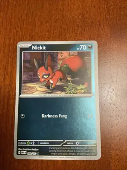 Nickit 089/132 Mega Evolution Reverse Holo Pokemon TCG Card - Image 1