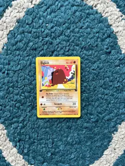 1st Edition DIGLETT 52/82 Team Rocket Set - Pokemon WOTC Vintage Card - NM - Image 2