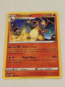 Charizard 001/015 McDonald's 2024 Regular Pokemon TCG Card - Image 1