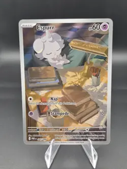 Espurr 095/088 Perfect Order Illustration Rare Pokemon Card - Image 1