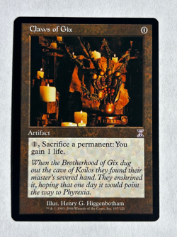 Claws of Gix 107/121 LP - Timeshifted - Regular Non-Holo - Magic: The Gathering - Image 1