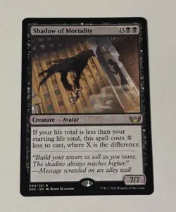 MTG Shadow of Mortality - Streets of New Capenna NM - Image 1
