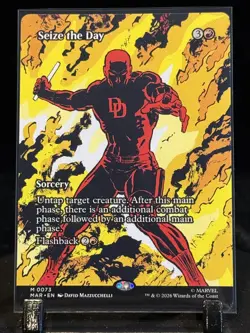 MTG Seize the Day (Borderless) Marvel Universe Eternal-Legal Regular 0073 - Image 1