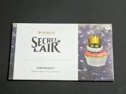 MTG Secret Lair Purr Majesty FOIL Brand New Factory Sealed - Image 1