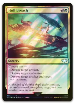 Hull Breach (Surge Foil) #224 (NM) Warhammer 40,000 40K Magic MTG - Image 1