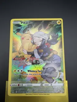Pokemon TCG Pikachu TG05/TG30 Lost Origin Trainer Gallery Ultra Rare Holo ENG - Image 1