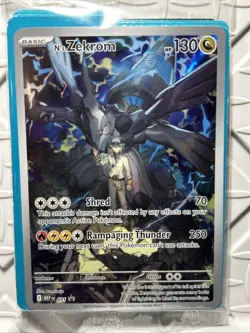 Pokemon TCG Ascended Heroes ETB N’s Zekrom 031 Black Star Promo SEALED NM 1pack - Image 2