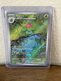 Pokemon TCG Ivysaur Illustration Rare SV 151 167/165 English - Image 1