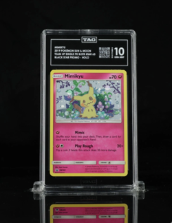 2019 Pokemon Mimikyu SM163 Holo Black Star Promo TAG 10 Highest Rated 978 - Image 1
