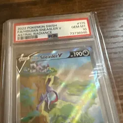 PSA 10 Hisuian Sneasler V 175/189 Full Art Astral Radiance Pokemon - Image 2