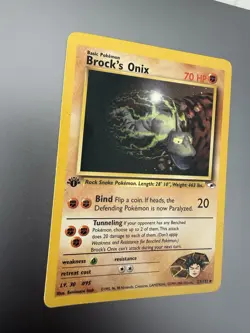 Pokemon Brock's Onix 21/132 / 1st edition / Gym Heroes / rare / - Image 2
