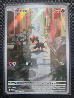 Litleo - 139/132 - Illustration Rare NM-Mint Pokemon ME01 - Mega Evolution - Image 1