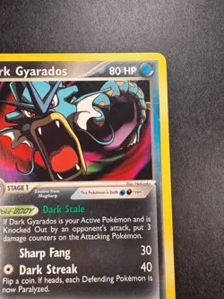 2004 Pokemon Dark Gyarados 36/109 EX Team Rocket Returns Non-Holo Regular - Image 3
