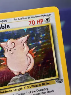 Clefable- 1/64 Pokemon Jungle Holo Rare MP - Image 4