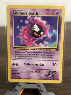 Wizards of the Coast Sabrina's Gastly 97/132 Gym Challenge 40HP Unlimited - Image 1