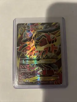 Pokemon TCG M Lucario EX Holo Full Art Ultra Rare - Image 1