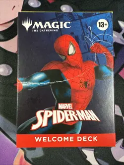 Spiderman Welcome Deck (white) Magic The Gathering MTG Unopened/Sealed - Image 1