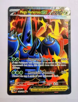 Mega Heracross EX 119/094 Phantasmal Flames Pokemon TCG Ultra Rare Holo NM - Image 1
