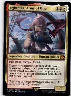 Lightning, Army of One M FINAL FANTASY 233 NM - Image 1