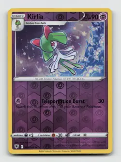 Kirlia 061/189 Uncommon ASR Astral Radiance Pokemon Reverse Holo NM/M - Image 1