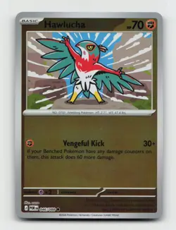 Hawlucha 046/088 Common ME03 Perfect Order Pokemon Reverse Holo Near Mint - Image 1
