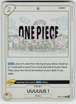 Foil UUUUUS! EB02-058 Rare Extra Booster: Anime 25th Collection Near Mint - Image 1