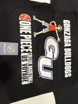 Monkey D. Luffy One Piece US Voyage College Basketball Promo with shirt LARGE - Image 2