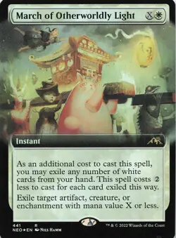 March of Otherworldly Light (Extended Art) 441 Kamigawa: Neon Dynasty Foil LP - Image 1