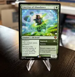 MTG Emeritus of Abundance 0145 Secrets of Strixhaven Mythic ENG 2026 NM - Image 1