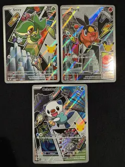 Pokemon TCG First Partner Illustration Collection Series 2 Gen 5 Unova Starters - Image 1