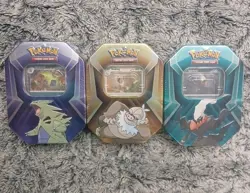 Pokemon TCG A Triple Head Slaking,Tyranitar & Darkrai - Lot Of 3 Tins New - Image 1