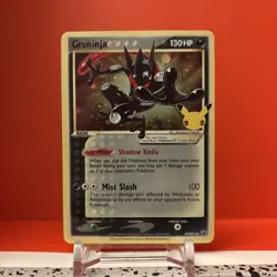 Pokemon Greninja Gold Star SWSH144 Celebrations Black Star Promo 🔥 - Image 1