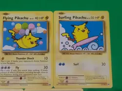 Pokemon XY Series Secret Cards Lot Of 5 Flying Pikachu, Surfing Pikachu++ NM-M - Image 5