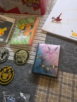 Pokemon 25th Anniversary Celebrations Lunch Box Tin & Accessories Only - Image 3