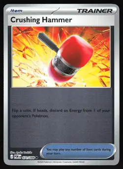 Crushing Hammer 071/088 Common Perfect Order Pokemon Reverse Holo Near Mint - Image 1